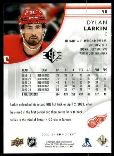 2023-24 SP HOCKEY BASE CARDS - PICK FROM LIST - U PICK - Picture 182 of 202