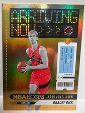 Gradey Dick 2023-24 Panini NBA Hoops Basketball Arriving Now Rookie Card RC #2