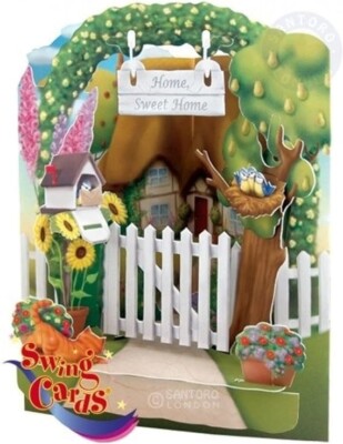 Carte De Voeux 3D Intéractive Santoro London Fleur