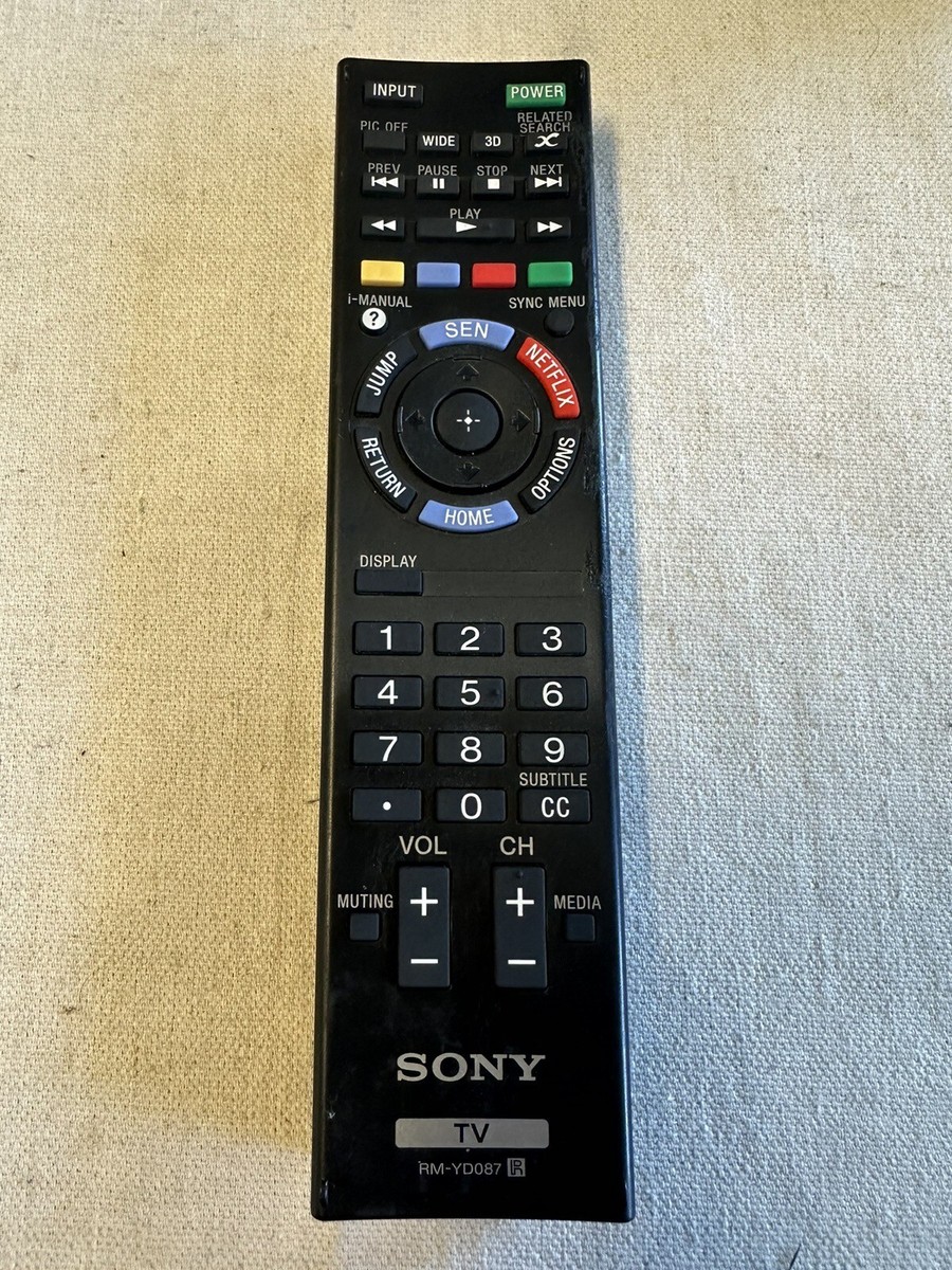 SONY RM-YD087 TV Remote Control ORIGINAL | eBay