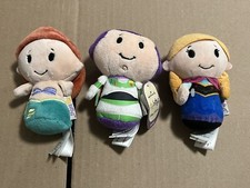 Hallmark Itty Bittys Plush Lot Disney Little Mermaid Ariel Buzz Frozen Anna