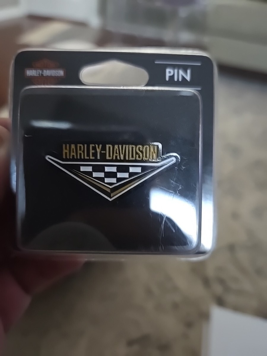 ハーレー♦︎エンブレム♦︎ビンテージ Authentic Vintage Harley-Davidson Motorcycles Checkered Twin