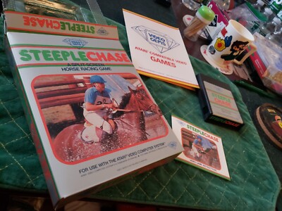 R10 rarity 10 Atari 2600  Steeple chase Holy Grail Steeplechase VIDEO GEMS nes