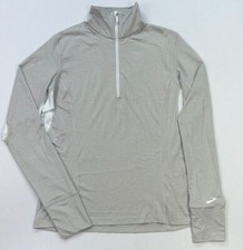Women's Brooks 1/2 Zip Sweat-Wicking Long Sleeve RUNNING Shirt NEW