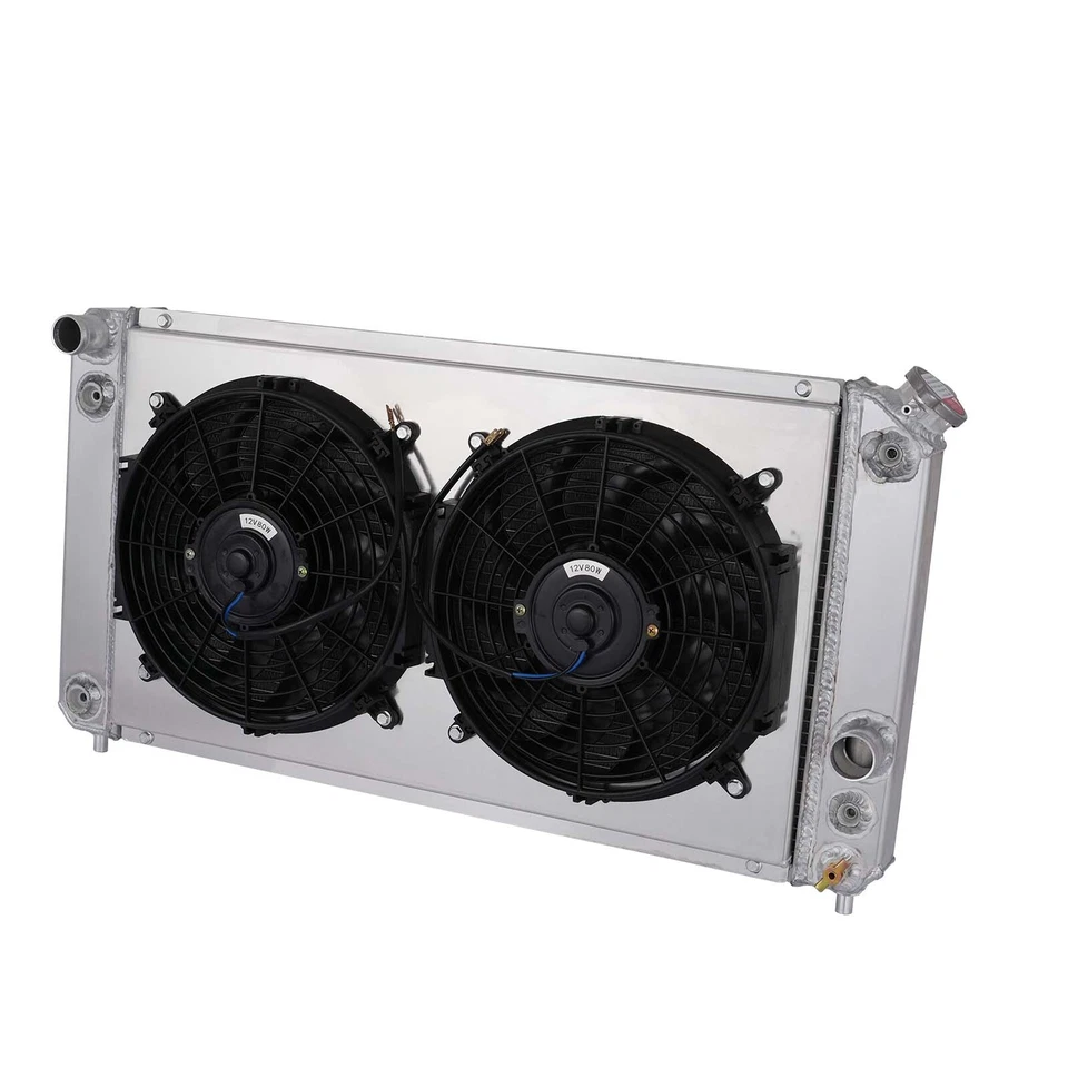 Ventilador de cubierta de radiador de aluminio de 3 filas para Chevy S10 Blazer GMC Jimmy Sonoma 1994-05 Foto 3 de 4