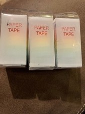 10 Pieces Per Box Multi Color Paper Tape Lot of 3