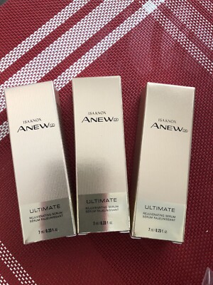Avon Anew Ultimate Isa Knox Rejuvenating Serum Travel Size .23oz Lifting Lot -3