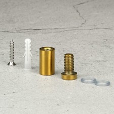Standoff Fixings Stainless Steel Mounts Sign Fitting Bolts With Screws & Fixings