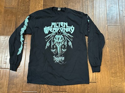 Alien Weaponry Tangaroa Official Tour Gildan T Shirt Long Sleeve Size Small