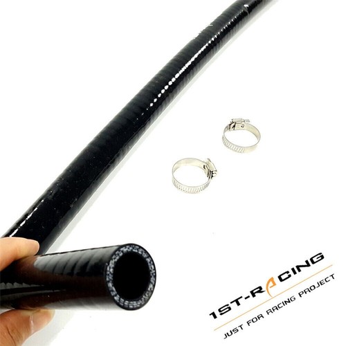 90 Degree Swap Heater Bend Molded Hose 5/8" ID 5"x25" Clamps for LS1 LS2 LSX LQ9 - Picture 2 of 3