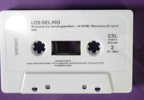 LOS DEL RIO - MACARENA - 1993 MEXICAN TAPE MAXI-SINGLE, LATIN POP - Picture 5 of 6