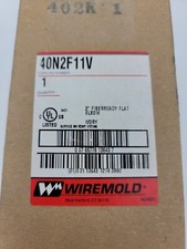 Wiremold 40N2F11V 2" Fiberready Ivory Flat Elbow