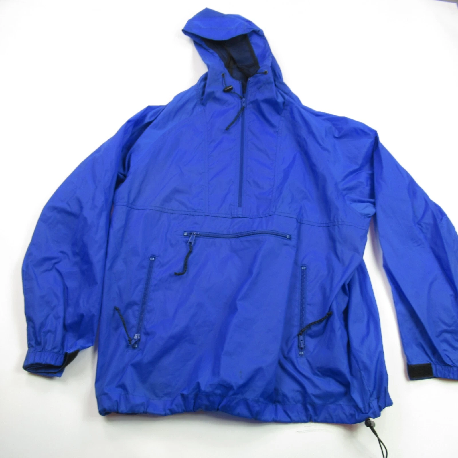 REI Jacket Mens Medium 1/4 Zip Long Sleeve Outdoor Lightweight Kangaroo