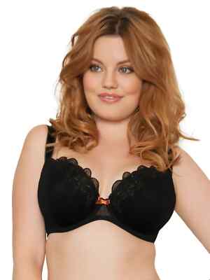 Curvy Kate Kitty Plunge BH in Schwarz/Kupfer UK 36G LN053 LL 05