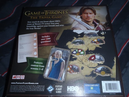 Game of Thrones The Trivia Game HBO Fantasy Flight Supply - Picture 2 of 9