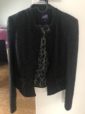 Dept Denim Department Chain Metallic Blazer Size S