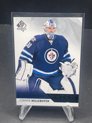 Connor Hellebuyck #225 2015 SP Authentic card