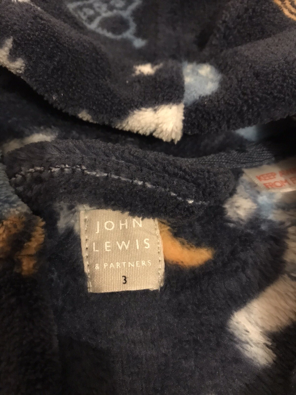 John Lewis Boys Space Dressing Gown Age 3 eBay