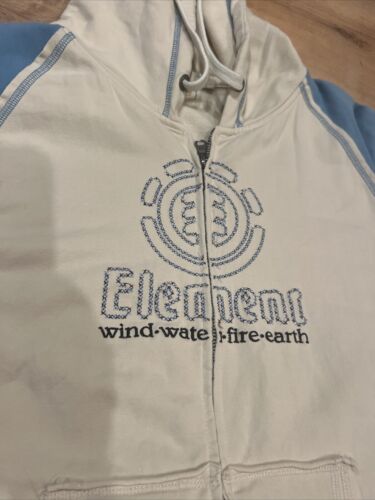 Y2K Element Jacket XL Wind Water Fire Earth Skate Full Zip Up Skater Hoodie - Picture 2 of 8
