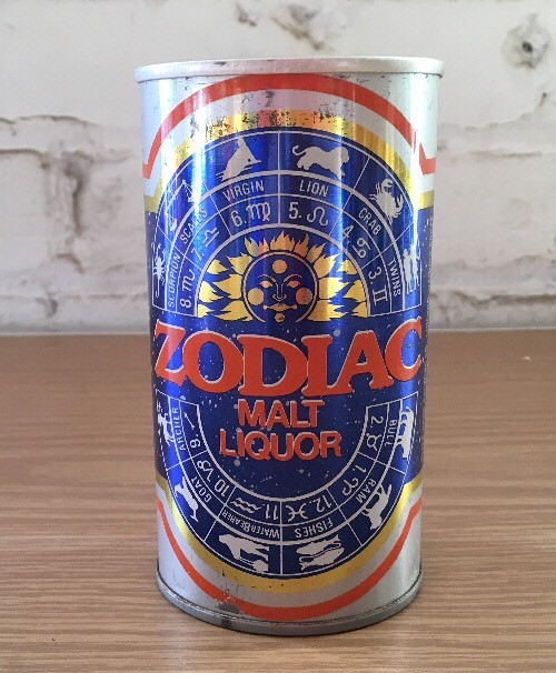 Zodiac Malt Liquor Empty Beer Can Pull Tab 12oz eBay