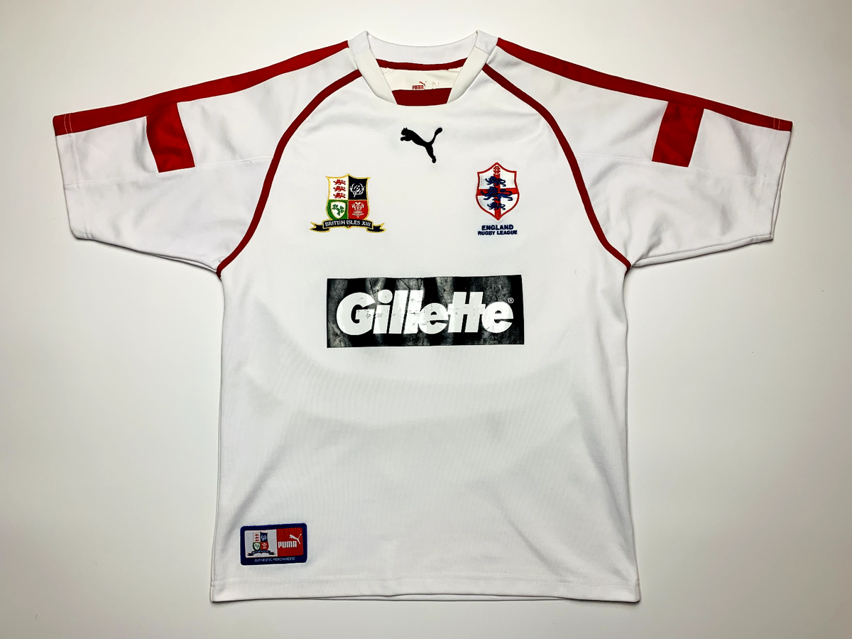 Puma British Isles England Rugby League Gillette Shirt Jersey Size L | eBay  UK