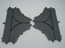 IDEAL MOTORIFIC TORTURE TRACK 7586  8 1/8" TURNOFFS  2 PC  1964  VG