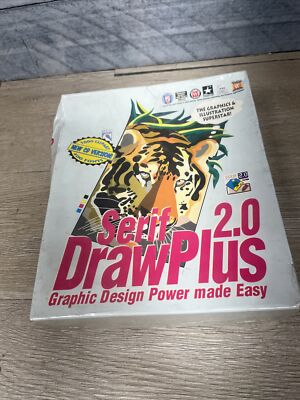 SERIF Draw Plus 2.0 CD-Rom With Original Box SEALED - BS2