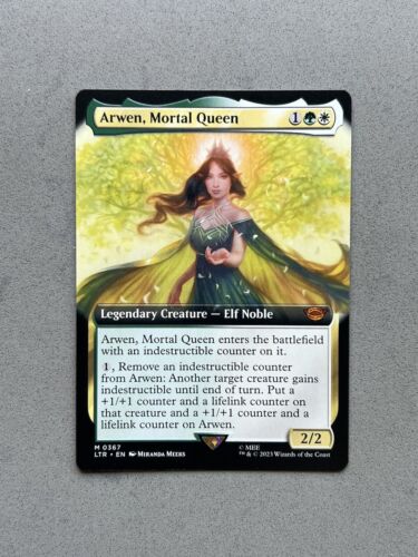 MTG Arwen, Mortal Queen 367 Mythic Rare The Lord Rings Magic Borderless Regular - Picture 1 of 2