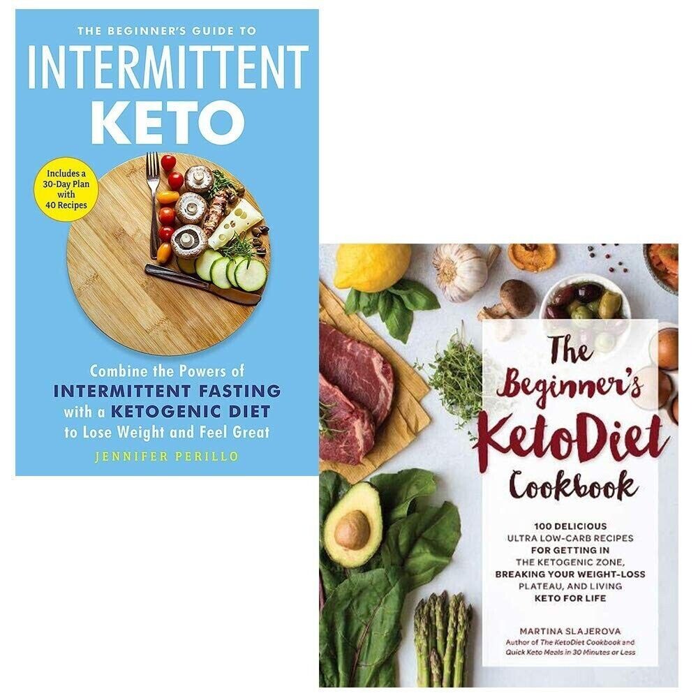 Intermittent fasting Jennifer Perillo, Beginner's Keto Diet Cookbook 2 Books Set