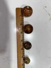 Vintage Bennington Clay Marble Mint Condition 4 These Are Great Find