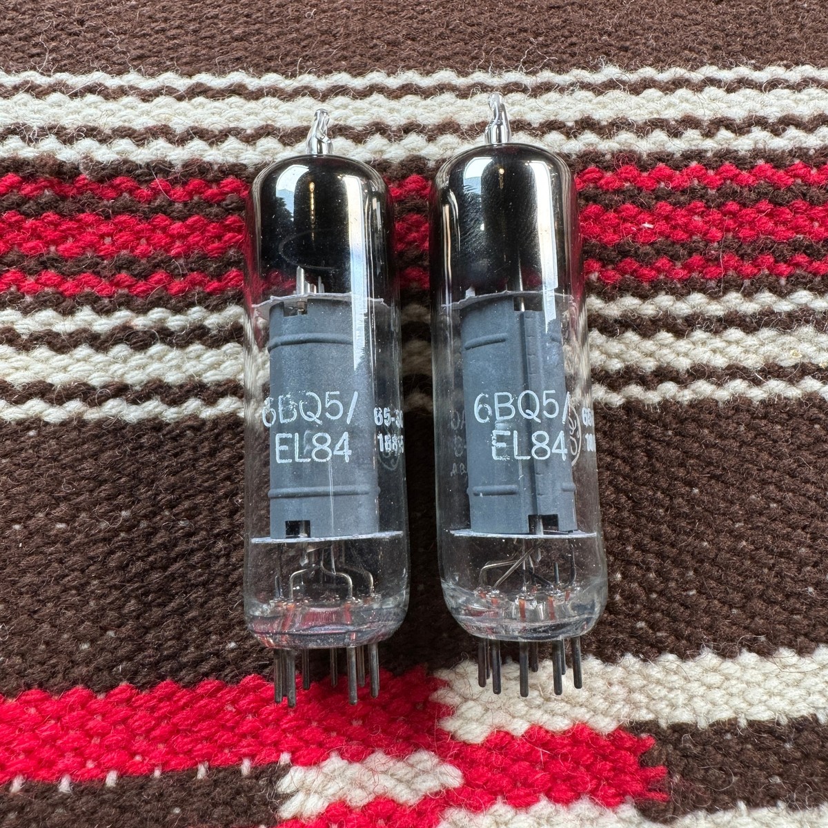 JQ Audio 匠 2nd 2EST+6BA+1DD GE 6BQ5 Amplifier Power Tubes Pair Duet EL84 General Electric #149