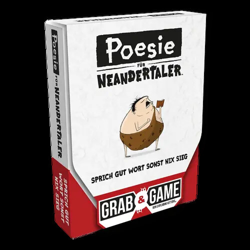 Kartenspiel Poesie für Neandertaler: Grab & Game (Exploding Kittens Inc.) NEU - Bild 3 von 5