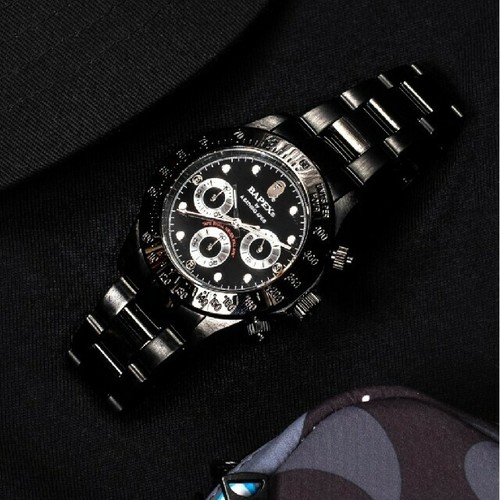 BATHING APE TYPE 3 BAPEX ROLEX Black 