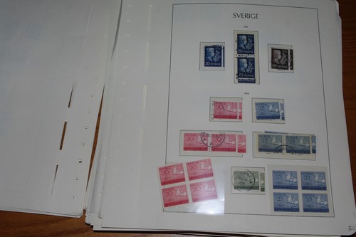 Schweden-Sammlung 1942-1975 Leuchtturm +1976-1980 Schaubek-Seiten siehe 110 Foto - Bild 16 von 24