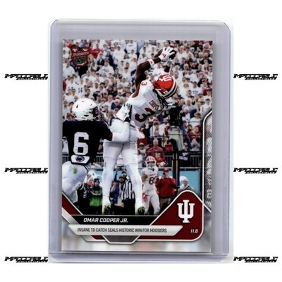 2025 Bowman U Now - #43 Omar Cooper Jr. Rookie /1627 Insane Catch Seals Win