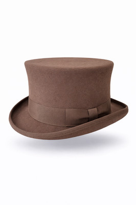 Hochwertiger handgefertigter Zylinderhut 100 % Wolle Hochzeit Ascot Event Hut 14 Farben 5 Größen