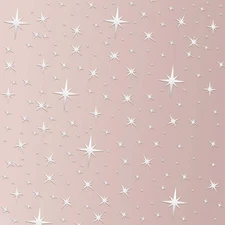 Zonon 82 Pieces Mirror Wall Stickers Removable Star Decals 3D Silver 