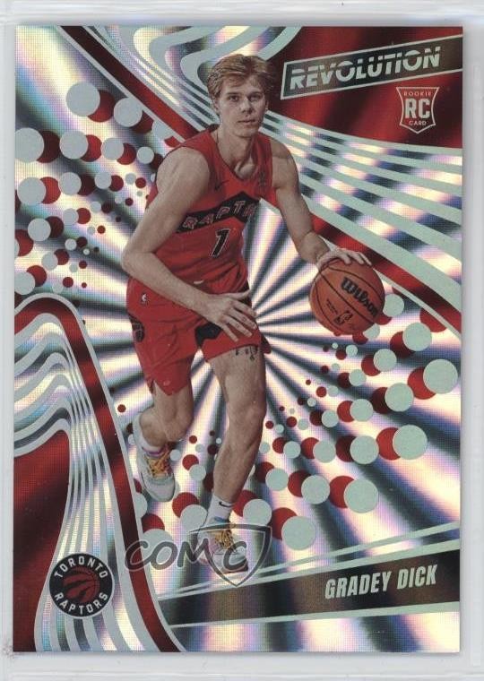 2023-24 Panini Revolution Rookies Sunburst 40/75 Gradey Dick #110 Rookie RC 6q5