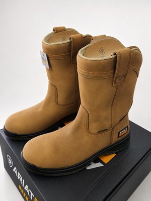 Ariat Turbo Pull-On H2O Carbon Toe EH Work Boots Men's 10.5D MPN 10027328