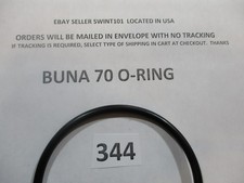 344 O-ring 3-7/8" ID x 4-1/4" OD x 3/16" thick. Buna-70. Quan 1.