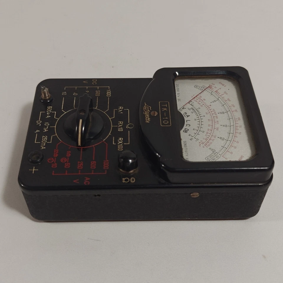 Probador eléctrico multi-meyer vintage Lafayette TK-10 funciona Foto 4 de 4