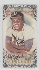 2021 Topps Allen & Ginter's Mini Black Border Jackie Robinson #36 HOF 0j10