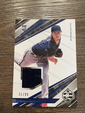 2022 Panini Chronicles #LS-JR Joe Ryan Limited Swatches Blue #/99