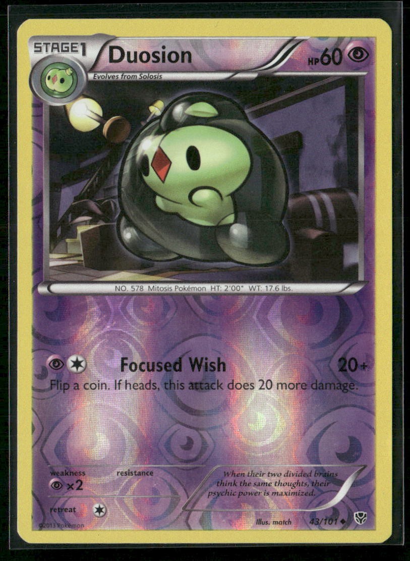 Duosion Plasma Blast 43/101 Reverse Holo LP