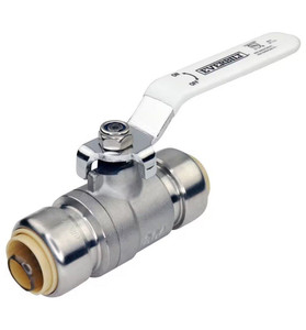 Everbilt 1 in Push x Push Stainless Steel Full Port Ball Valve 600 WOG
