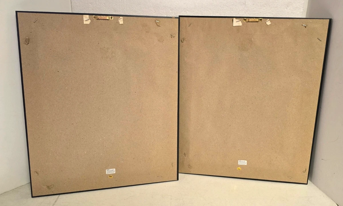 HIS & HERS 3D 2-teiliges SET von Lisa Audit 2010 Badezimmer Drucke GERAHMT (14" x 17")