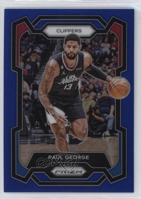 2023-24 Panini Prizm Blue Prizm 170/199 Paul George #101 b8d