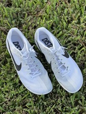 Nike Zoom Rival Distance Mens Track Spikes Shoes White Size 12 DC8725-100 NEW