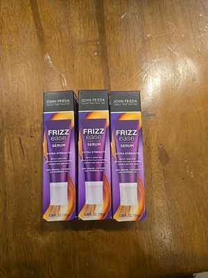 3xJohn Frieda Frizz Ease Serum Extra Strength All-in-1 For Hair 0.34oz Travel 
