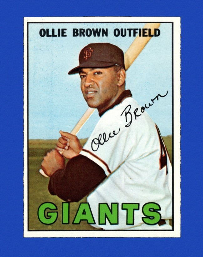 1967 Topps Set-Break # 83 Ollie Brown EX-EXMINT *GMCARDS*